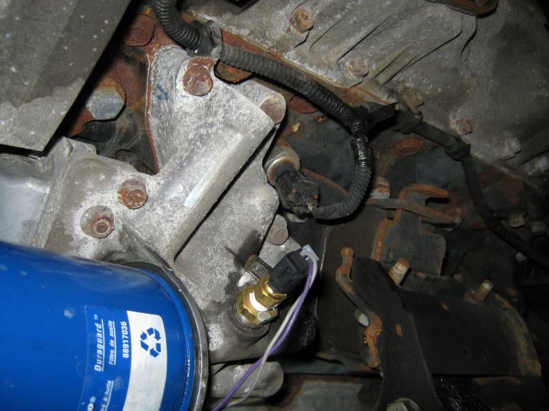 where is the oil pressure sending unit Page 2 Chevy and GMC Duramax